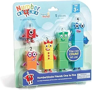  hand2mind Numberblocks Amigos del uno al cinco,