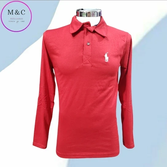 Playera T- G Polo manga larga 2