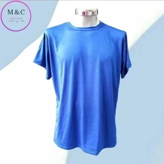 Playera lisa XL colores manga corta 4