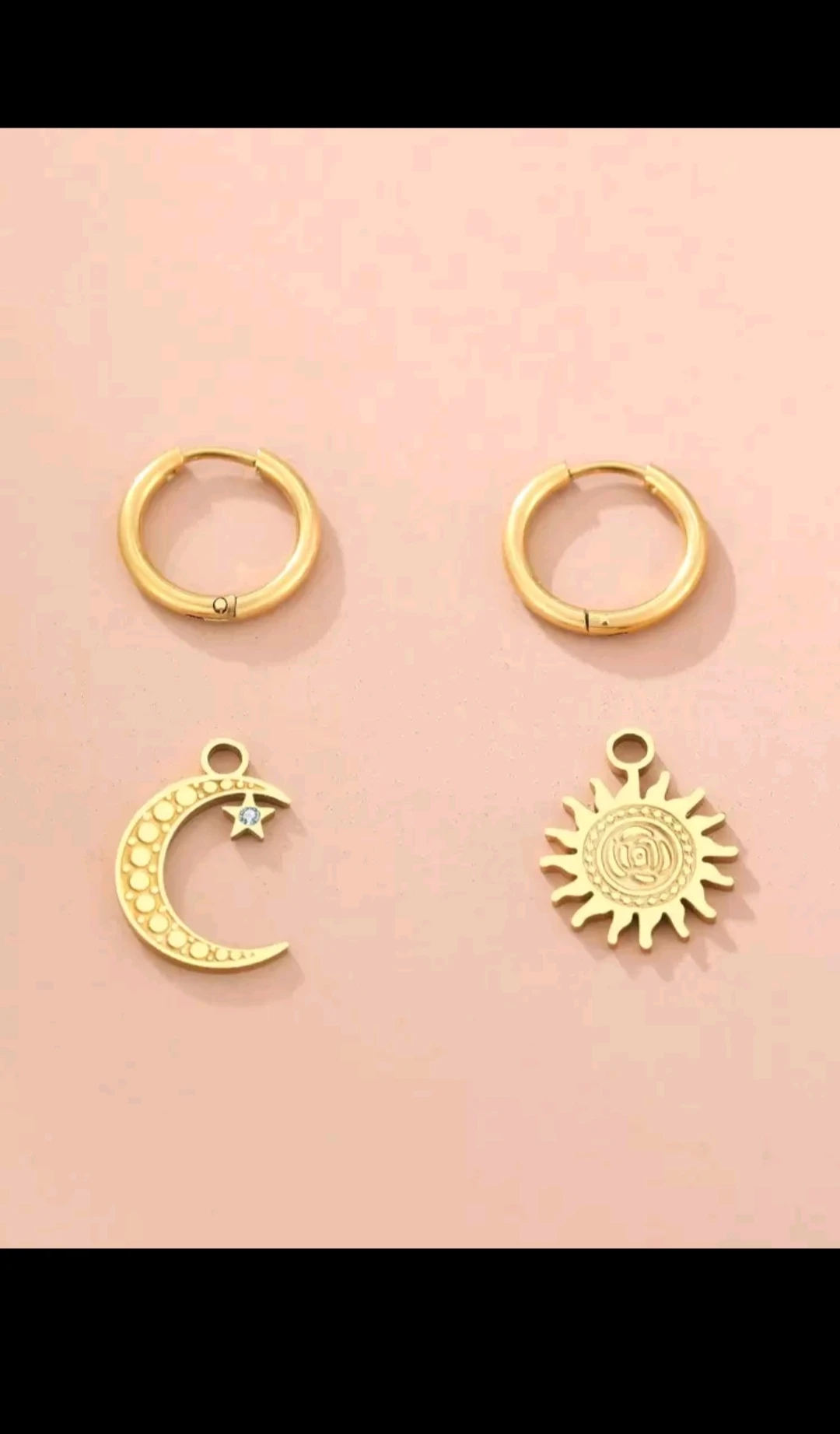 Aretes vintage/ Sol & Luna 7