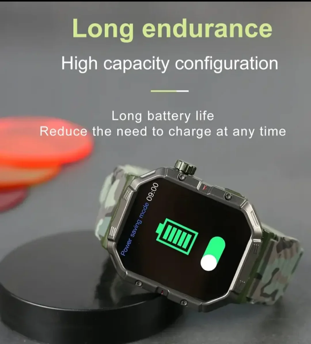 Reloj Smart grado Militar  9