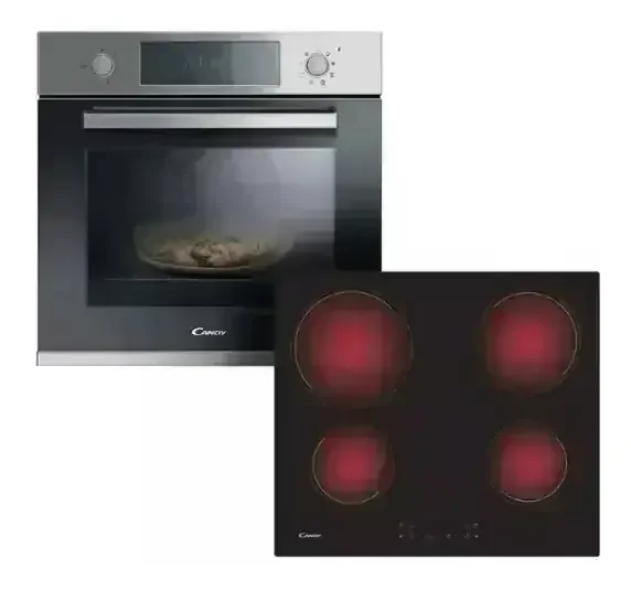 Candy COMBO -HORNO+ DIGITAL (horno eléctrico empotrable fcp605xl + anafe Vitrocerámico ch64ccb)