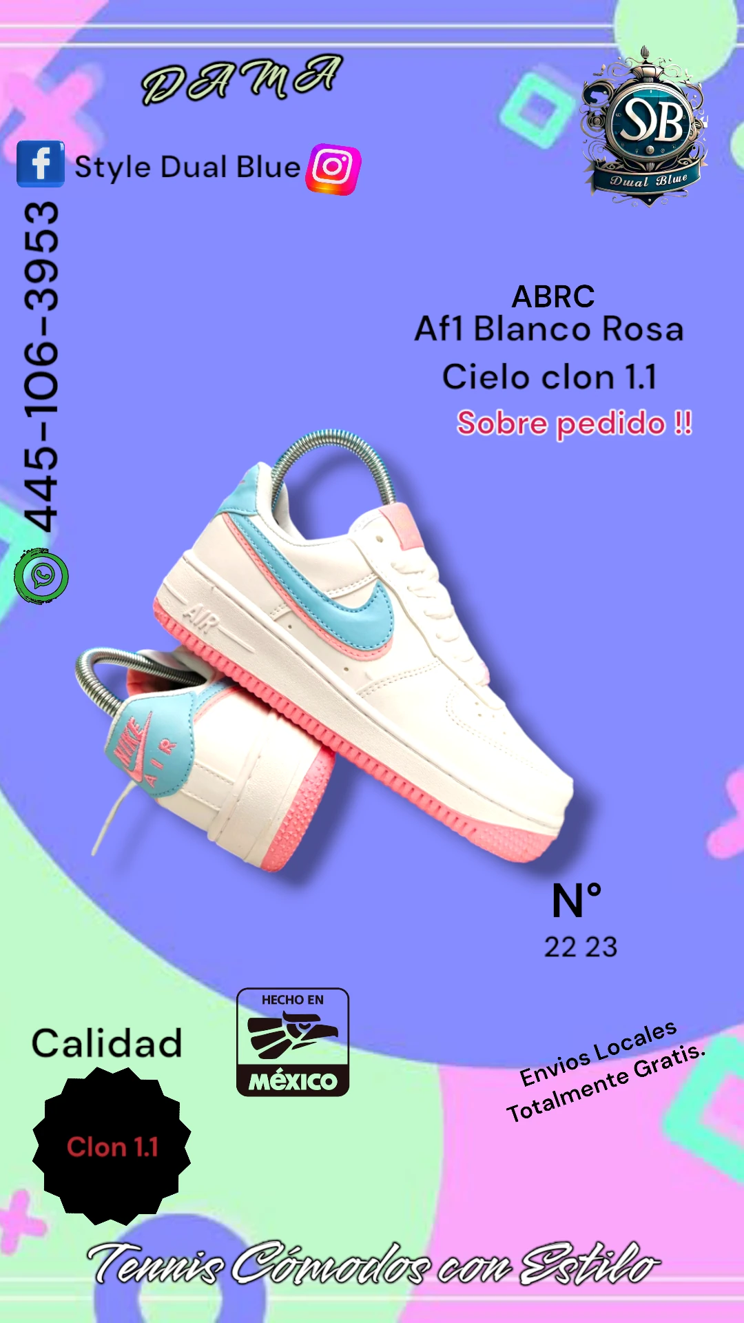 Af1 Blanco Rosa Cielo clon 1.1