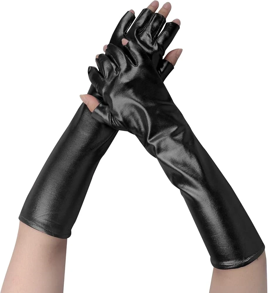 Guantes de vinilo sin dedos