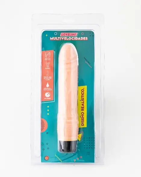 Vibrador Regulable 21x3.5cm Piel