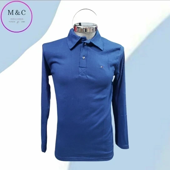 Playera T- M Polo manga larga  5