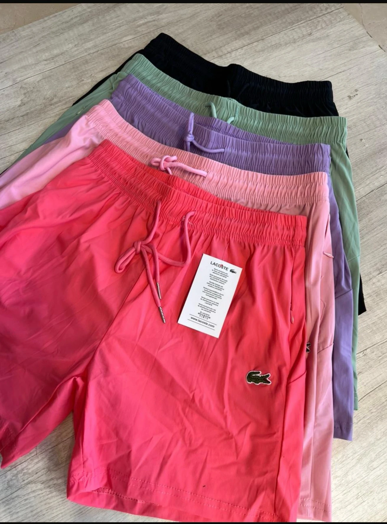IMPORTADO LACOSTE SHORT MUJER 