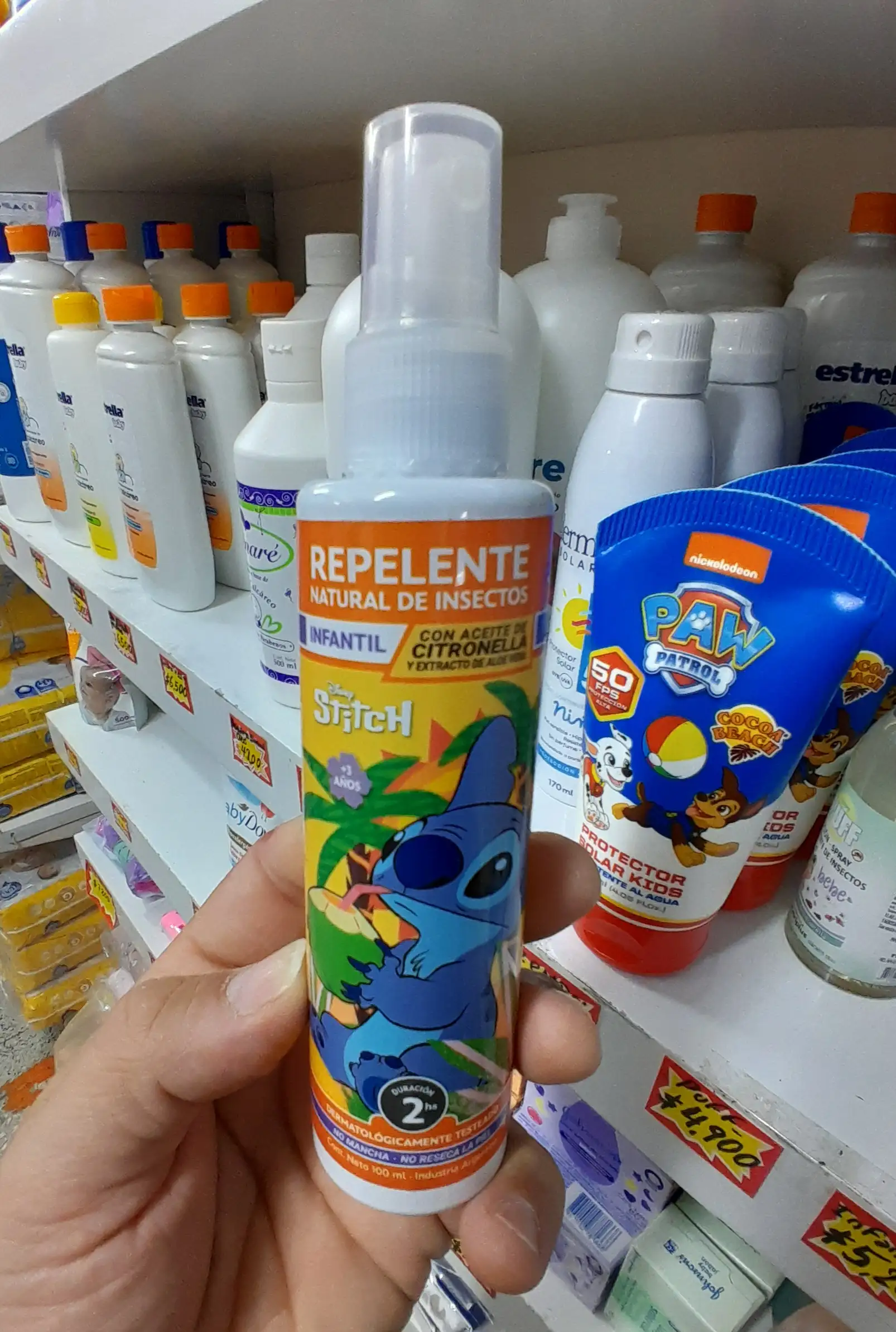 repelente infantil stitch x 100ml