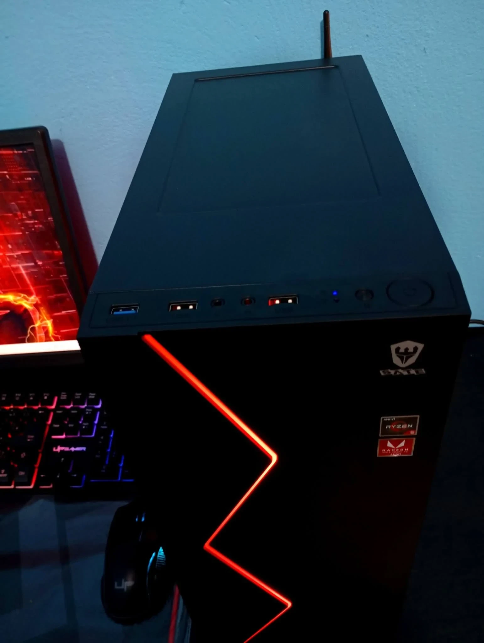 Pc Gamer y Diseño Nuevo .Comb.Completo ! Con Monitor 20" Nuevo  9