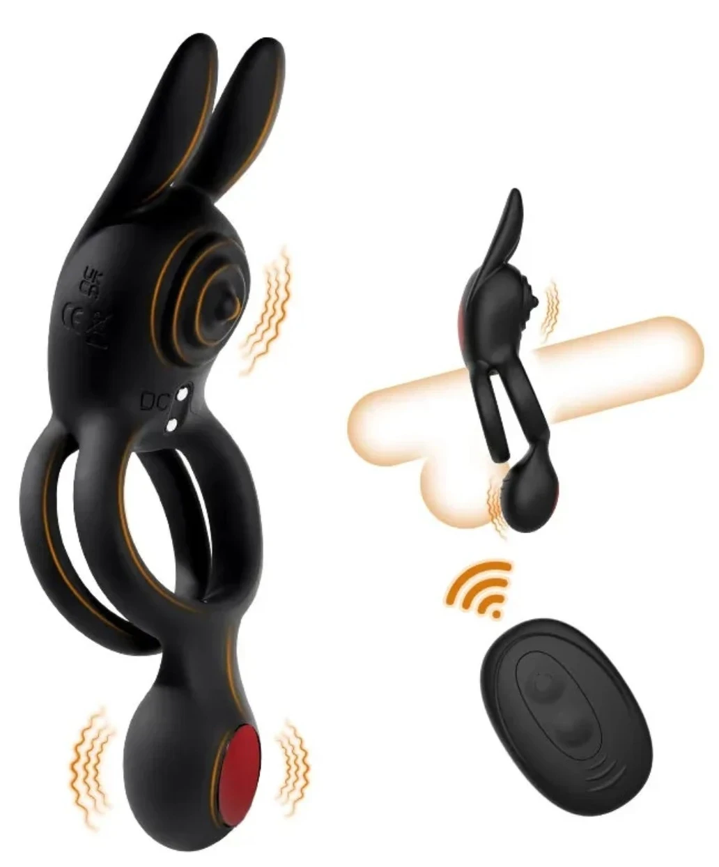 Rabbit cock ring