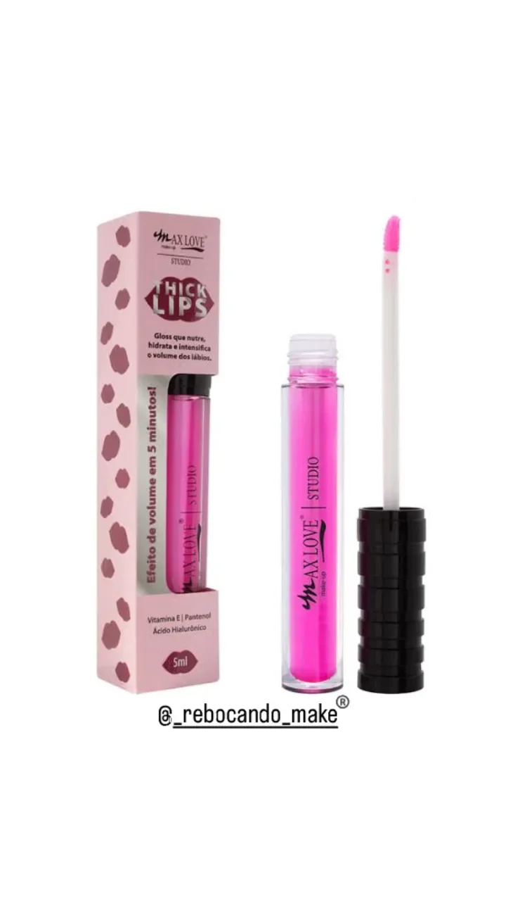 Gloss thick lips aumenta a boca  2