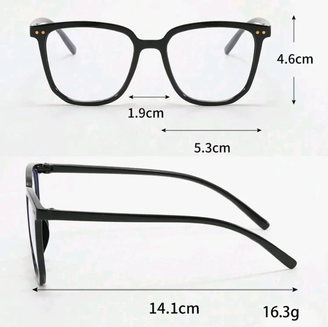 Lentes de protección color negro  2