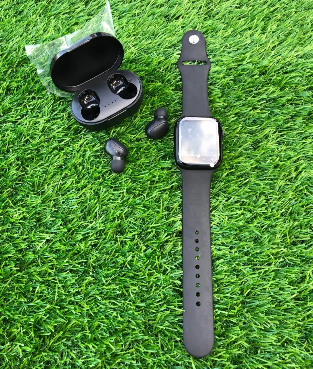 Combo de auriculares A6R y Smartwcht 3