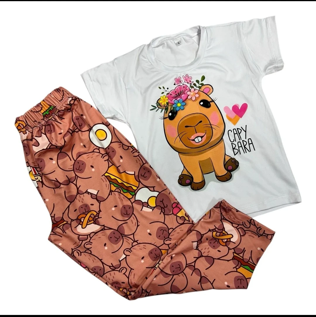 Pijama capibara niña 