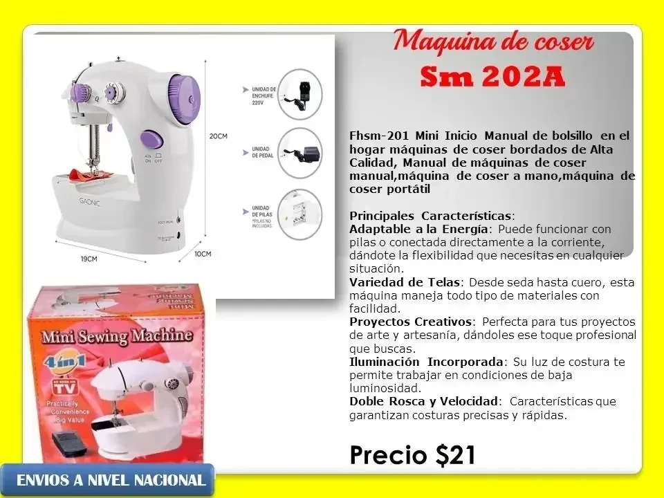 Mini máquina de coser 2