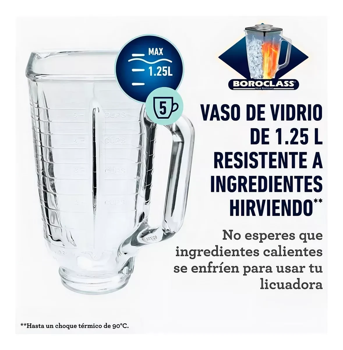 Licuadora Oster Vintage Clásica 1,25 Lts 3 Velocidades 700 W 4