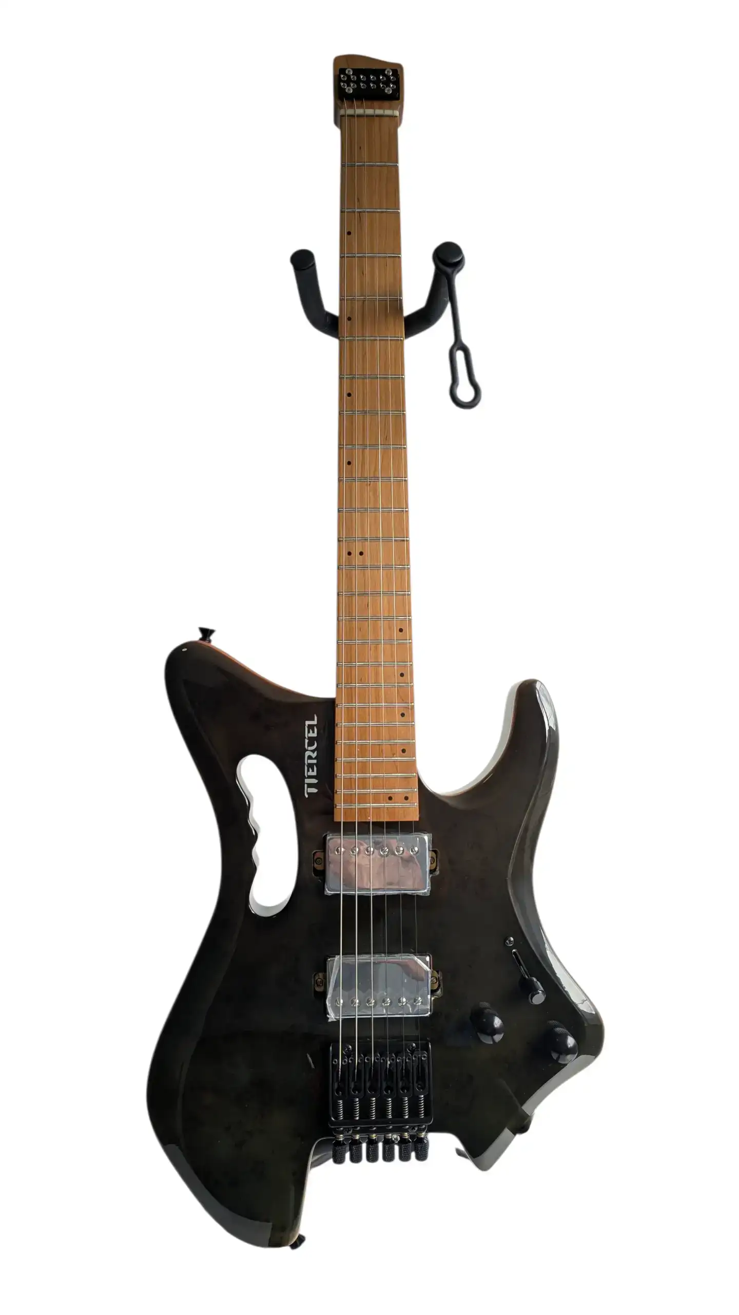 Guitarra Eléctrica Headless Tiercel Black Lake  2