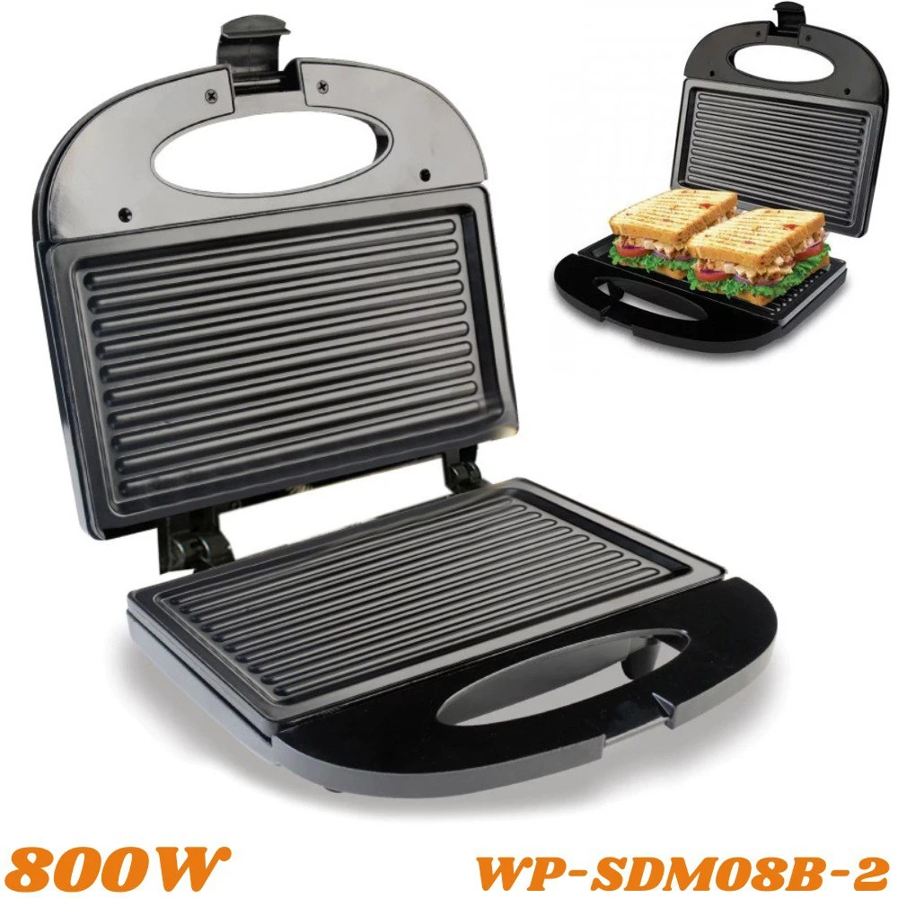 Sandwichera electrica parrilla 800w