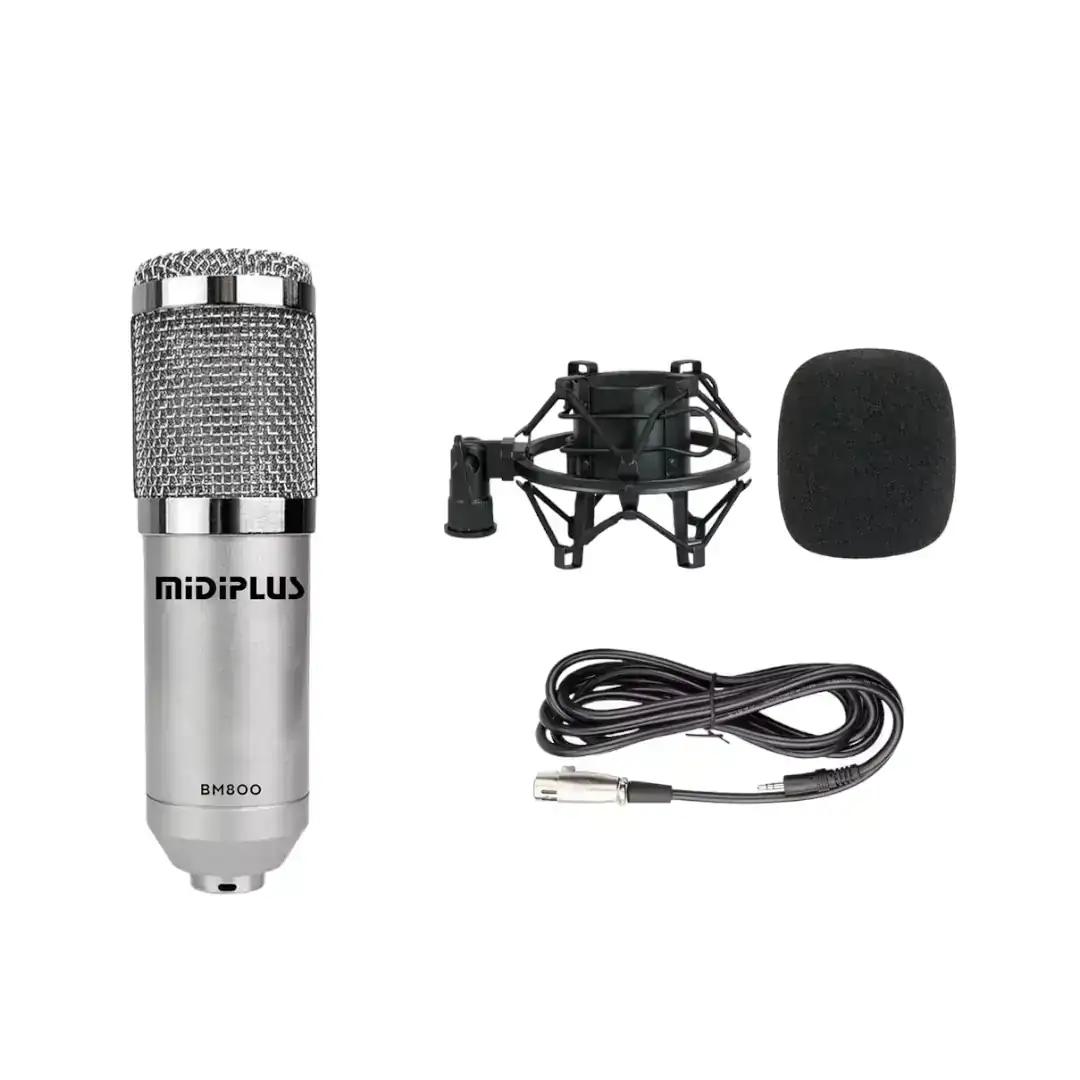 Microfono Condenser Midiplus Bm800