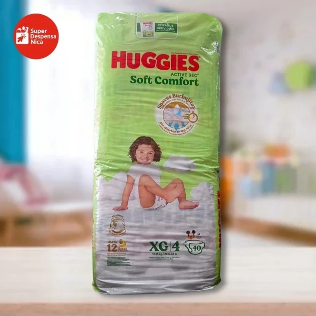 Pañales Huggies Soft Comfort Talla XG
