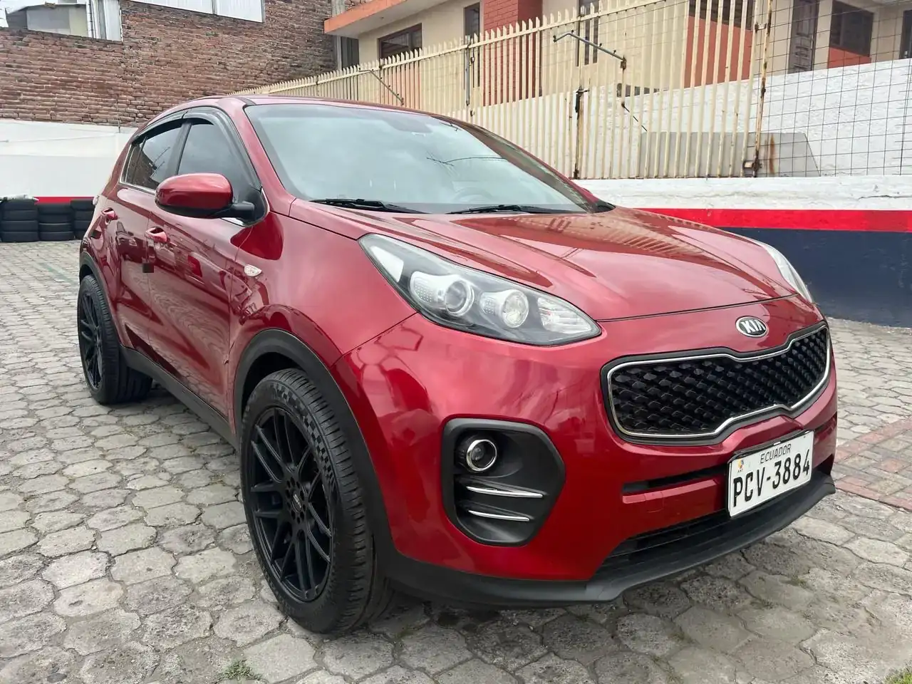 Kia Sportage rojo 2017