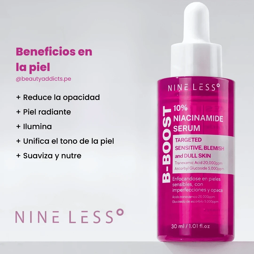 NINELESS - Sérum Facial con Niacinamida B- n Facial con Niacinamida Boost 10% Niacinamide Serum [30ml] 2