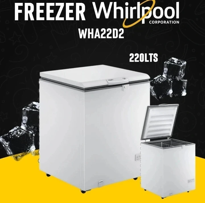 FREEZER HORIZONTAL WHIRLPOOL 220LTS