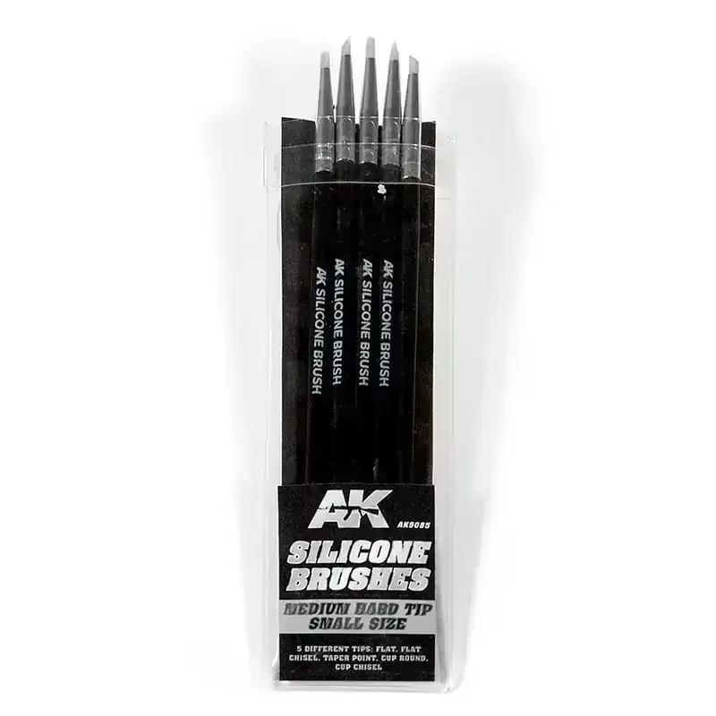  SILICONE BRUSHES MEDIUM TIP SMALL (5 SILICONE PENCILS)