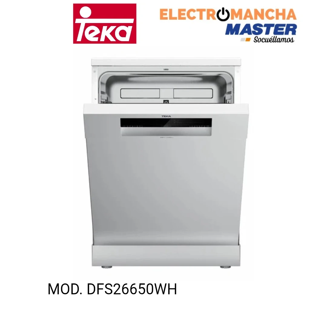 LAVAVAJILLAS TEKA DFS26650WH 13 CUB. CLASE E 5