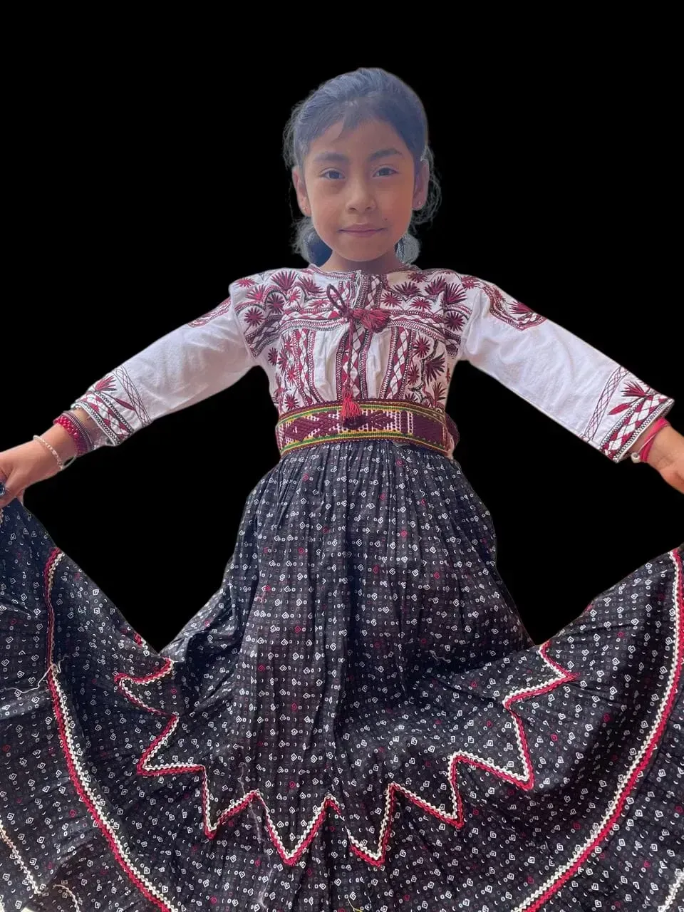 traje tipico para niñas de 10 a 12 años 
