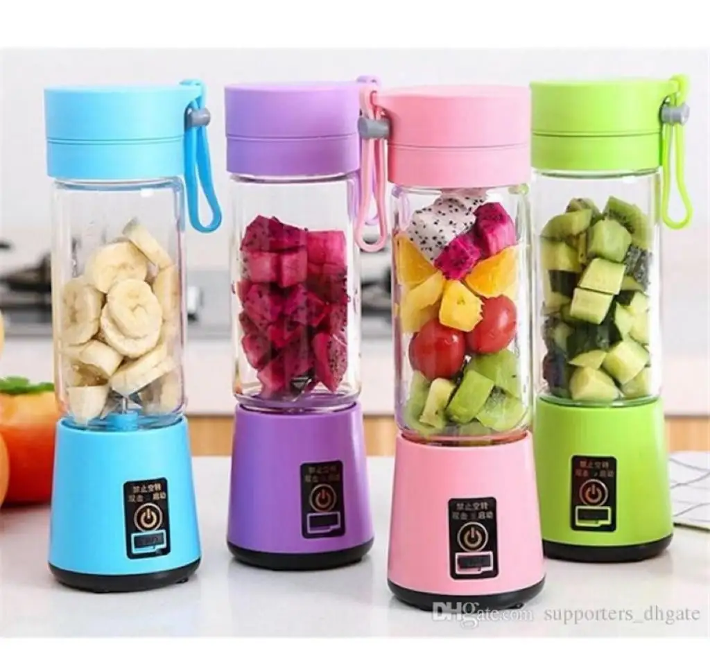 Mini Licuadora portátil USB exprimidor, procesador de alimentos 