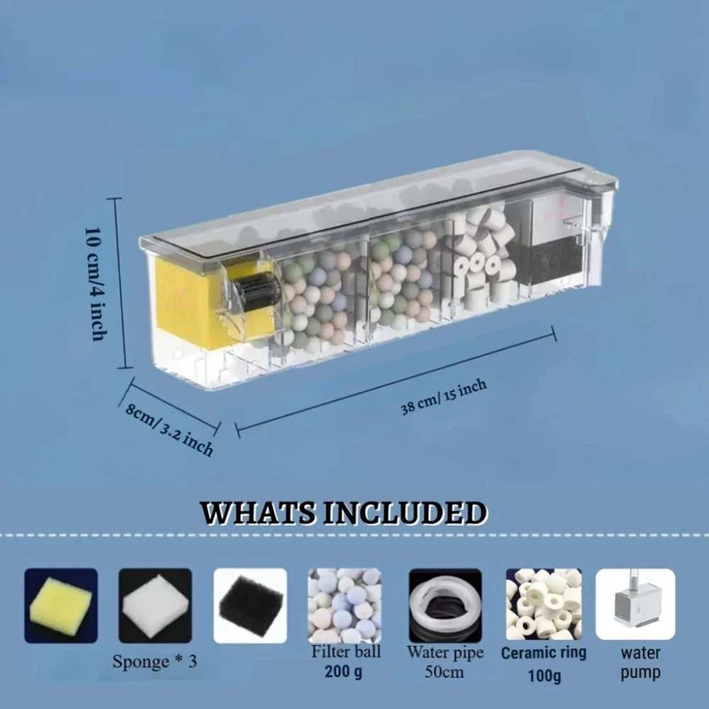 Filtro Externo Sump Sobo Aq-18h 6w 500l/h 2