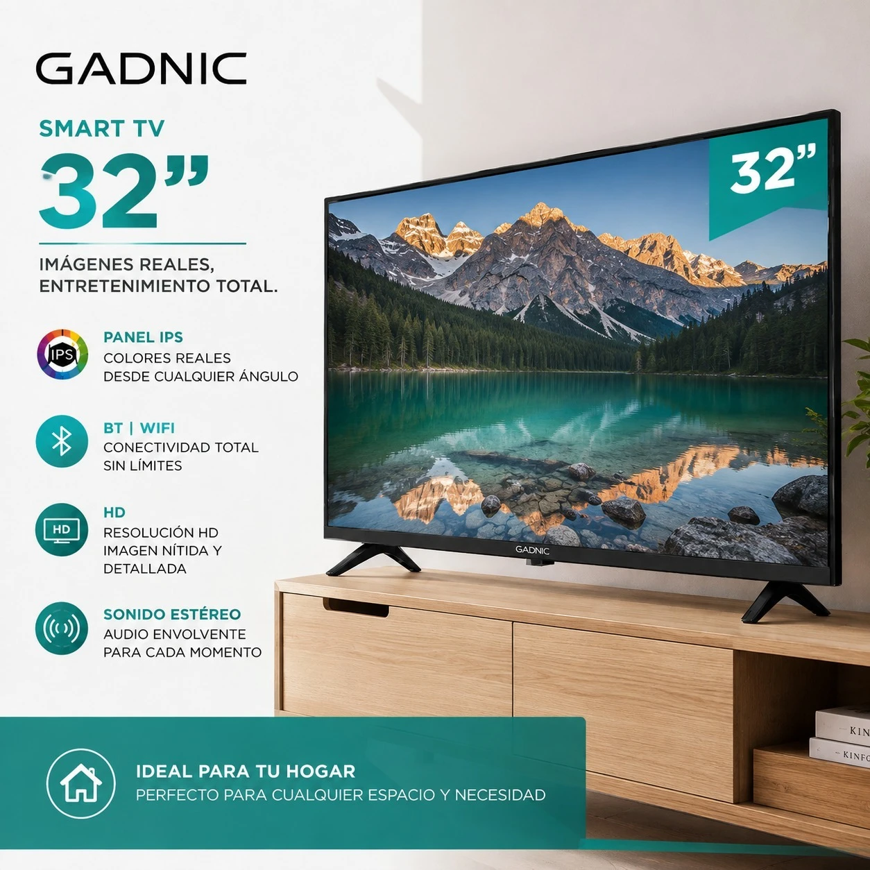 SMART TV GADNIC 32