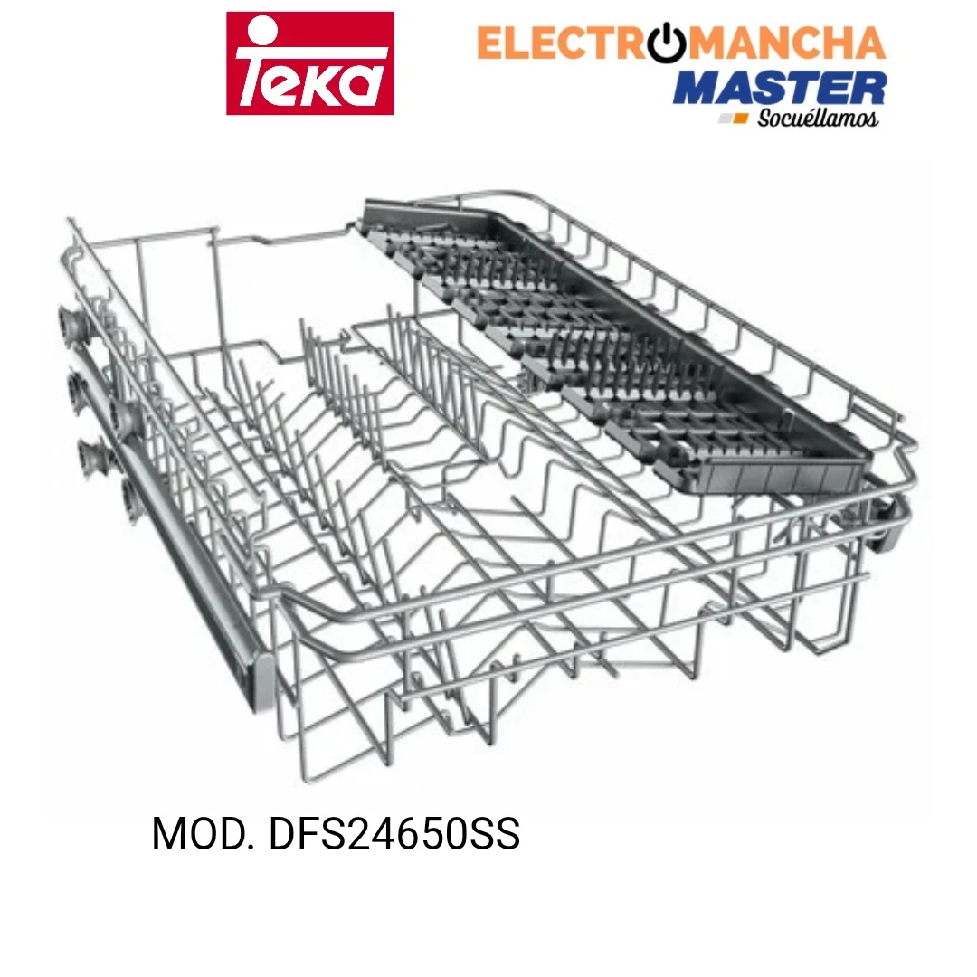LAVAVAJILLAS TEKA DFS24650SS INOX 45 CM. CLASE E 6