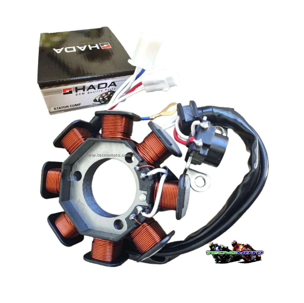 ESTATOR YAMAHA 125 YBR 8 B 100% COBRE - 48734