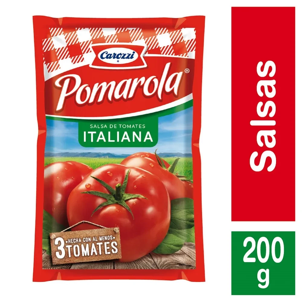 Pomarola Salsa de tomate italiana 200g 