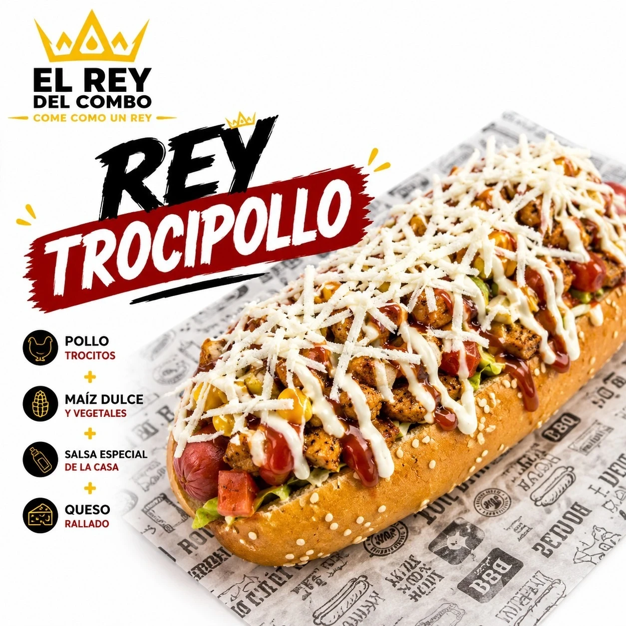 Rey Full Con Pollo