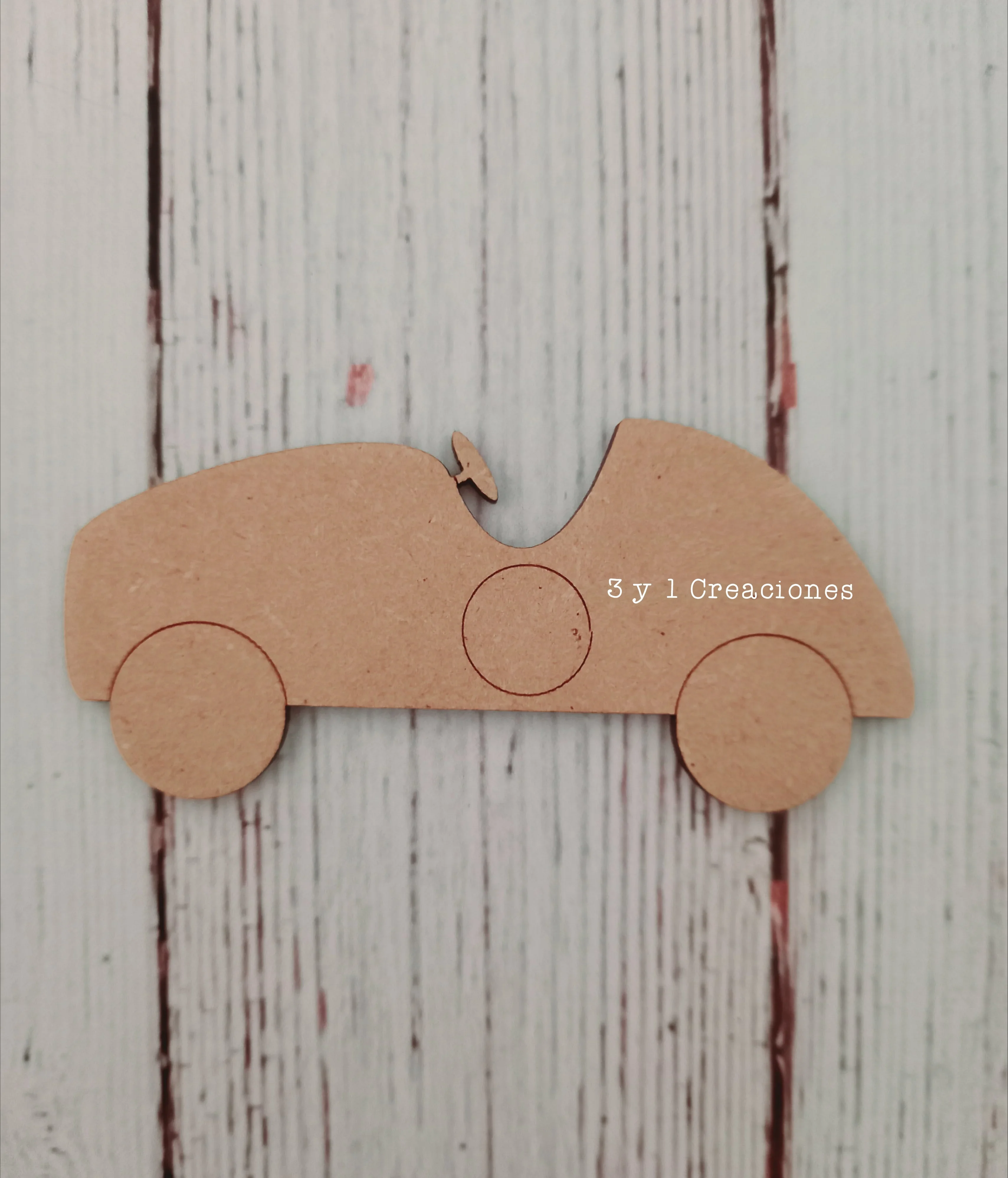 FIGURA AUTO DE CARRERA VINTAGE