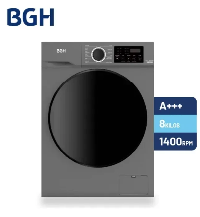 LAVARROPAS BGH 8KG INVERTER DARK/SILVER 3