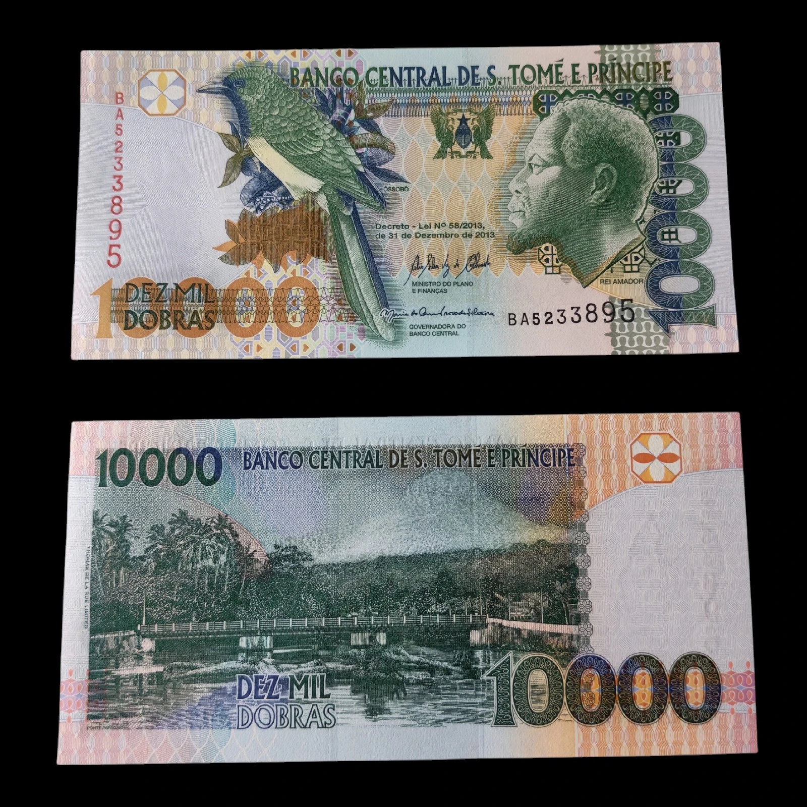 ° Saint Tomé y príncipe 10000 Dobras UNC 