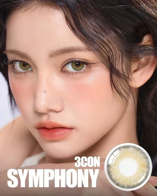 Lentes de contacto - Referencia: SYMPHONY / 3CON GREEN - Diseño con bordes  3