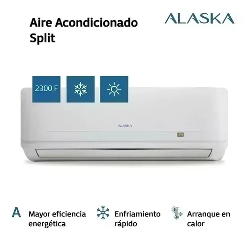 Aire acondicionado Alaska 2650W frío/calor
