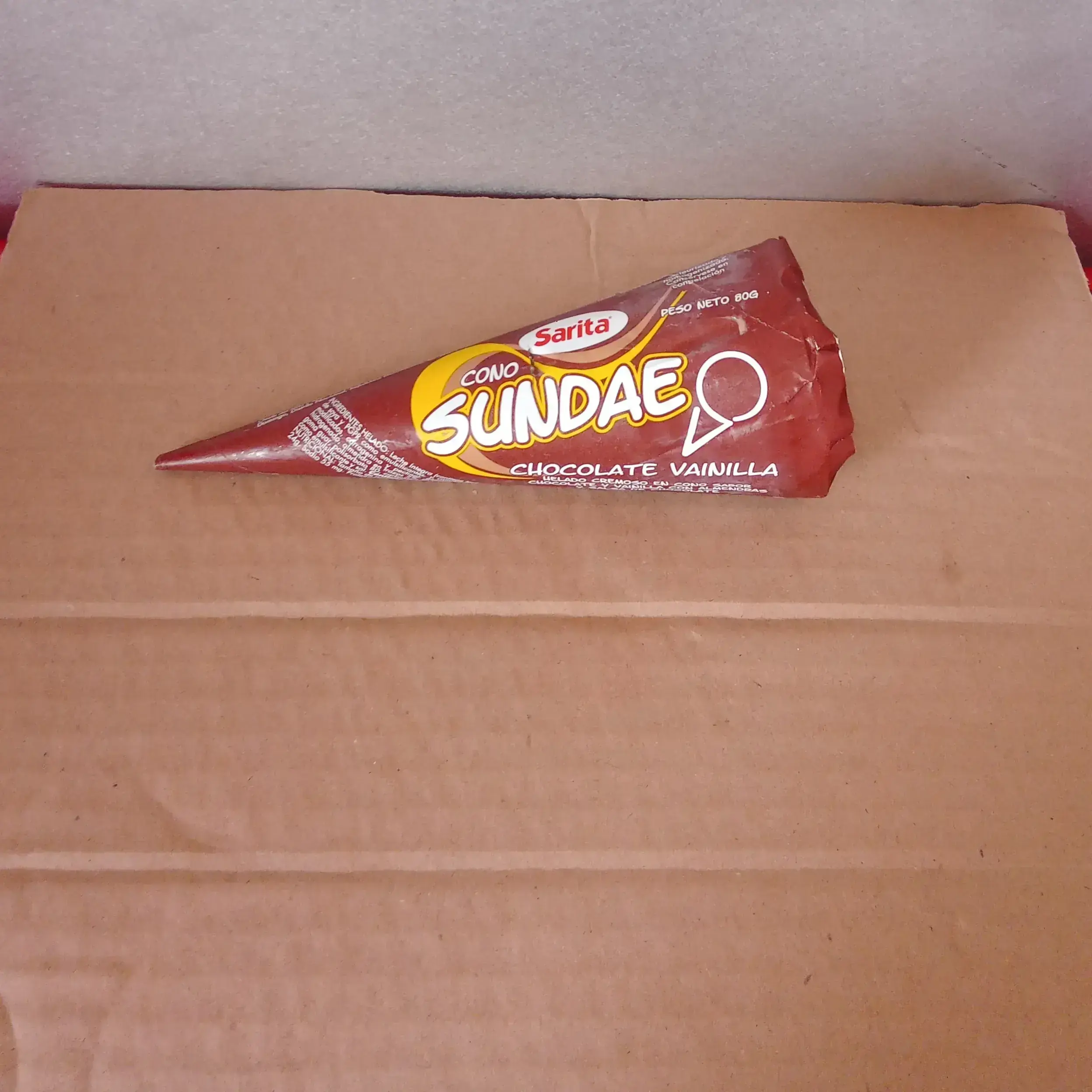 Cono sundae chocolate vainilla 80 g