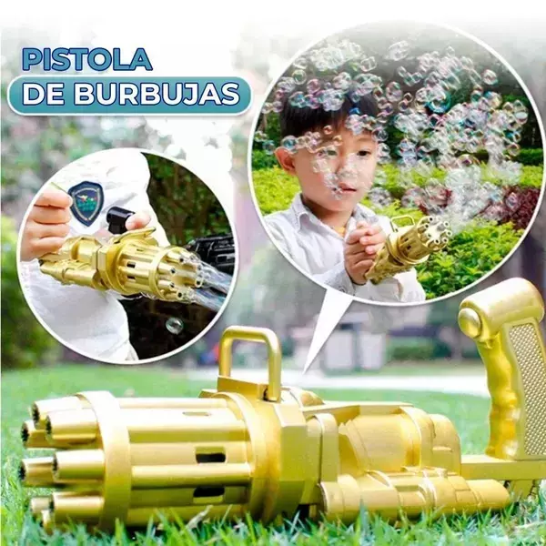 Pistola de burbujas automática 4