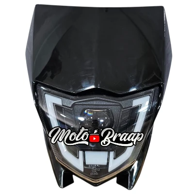 PL Xtz 125 Combo Farola led y careta Negra IMCOM194 OKL