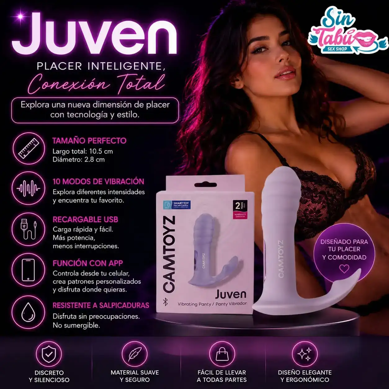 VIBRADOR PANTY JUVEN 