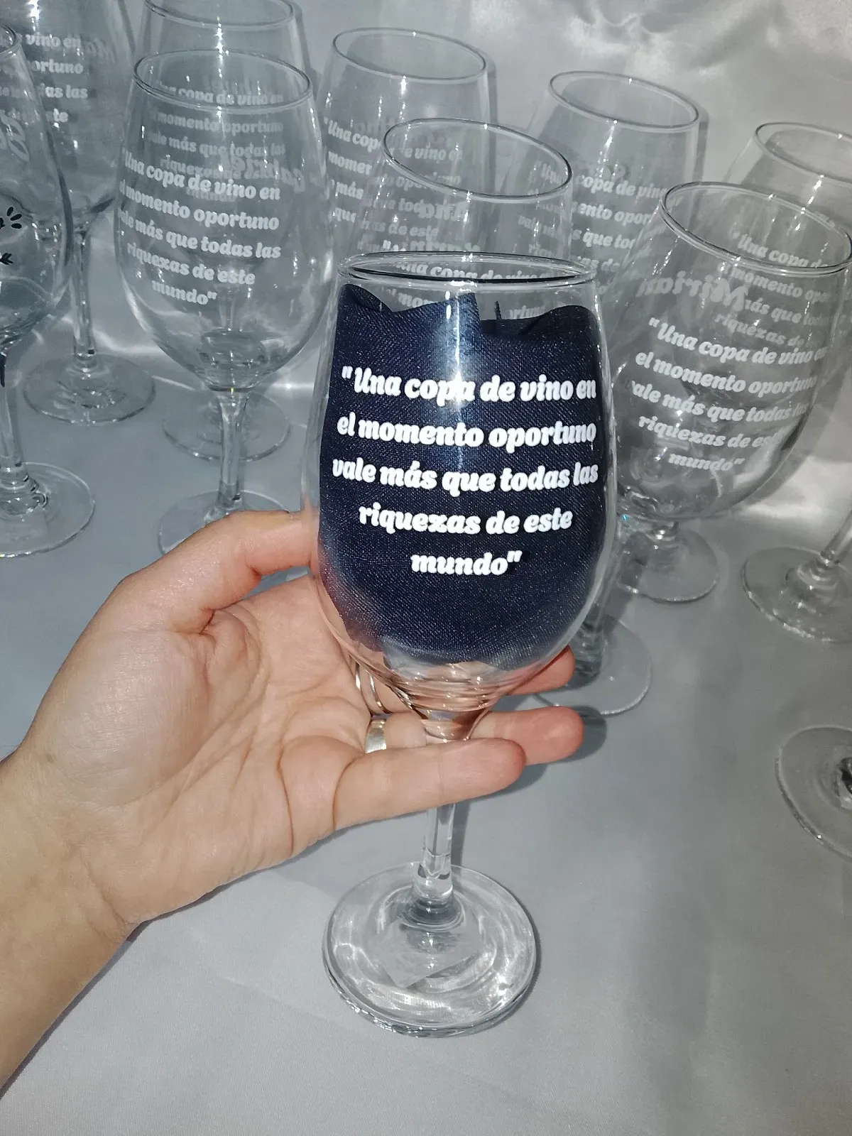 Copa de vino pack por 12 unidades 