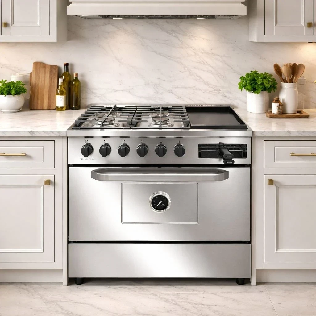 COCINA MORELLI KUMA MULTIGRILL 82CM T/CIEGA CON PLANCHETA Y CARLITERO‼️SOLO POR PEDIDOS‼️