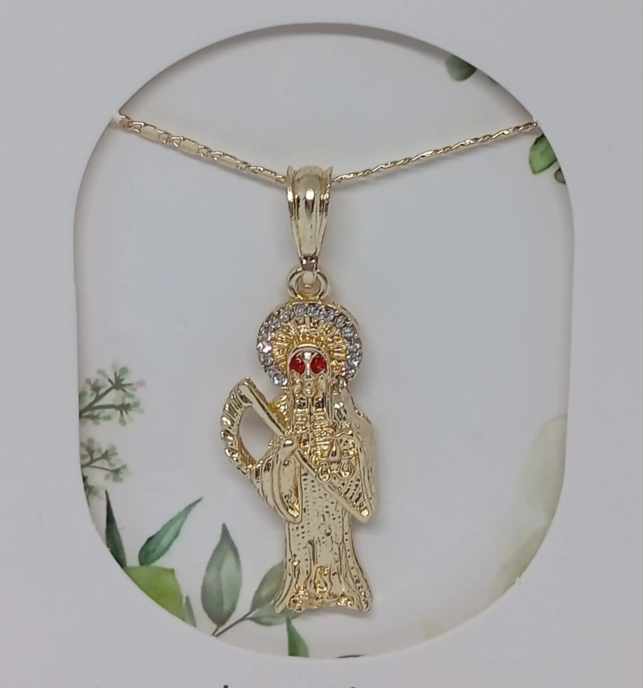 Collar de la santa muerte