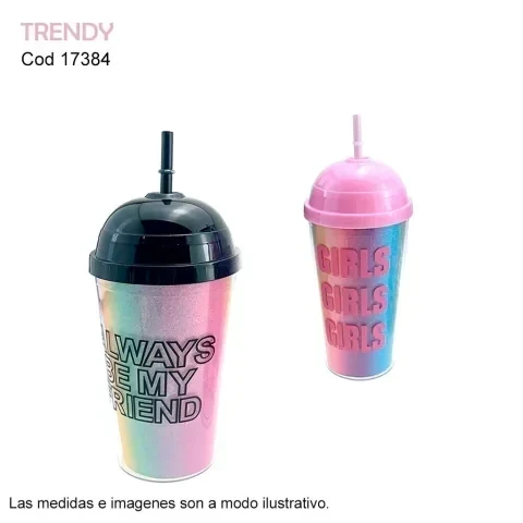 VASO CON SORBETE TRENDY 17384
